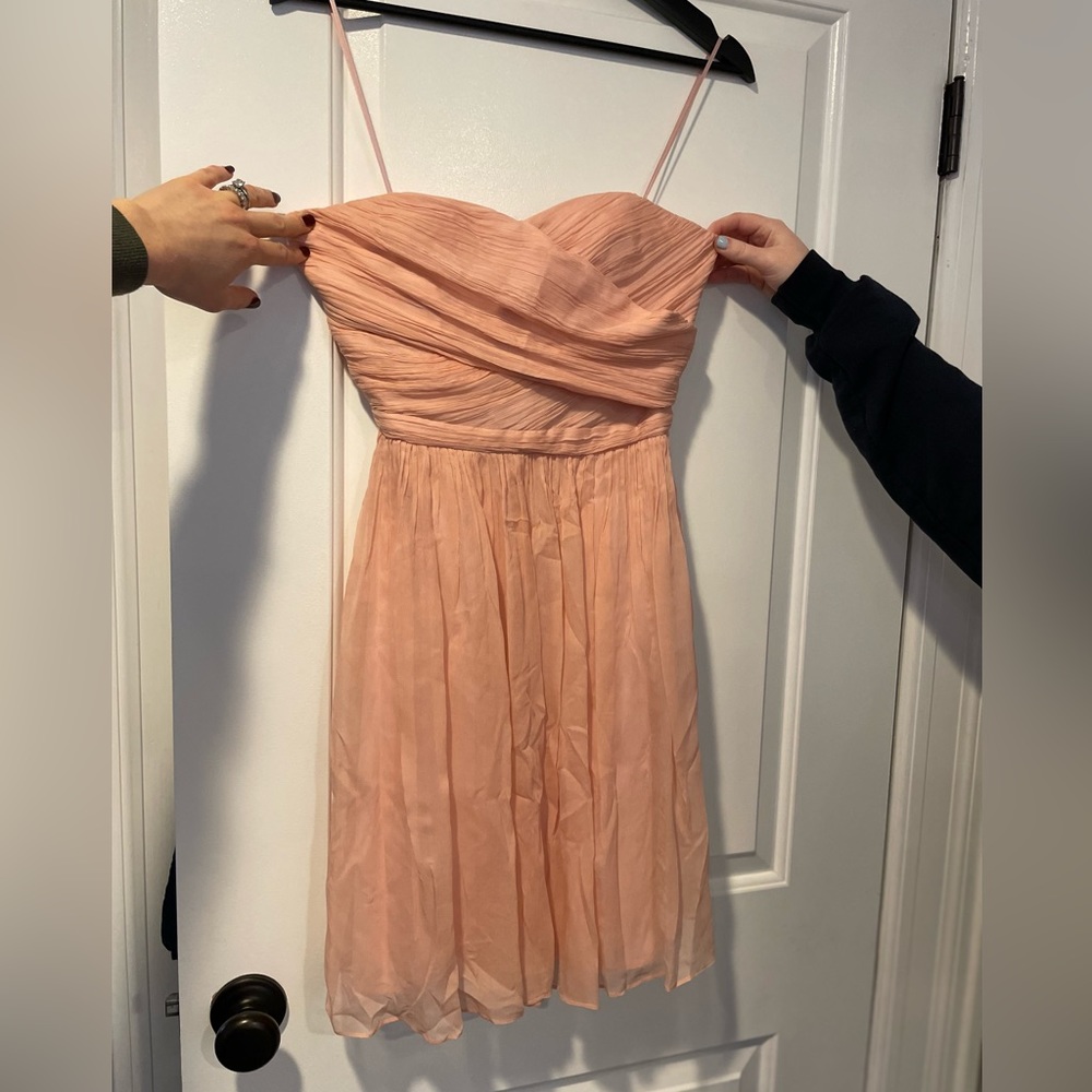 Beautiful J. Crew chiffon dress!